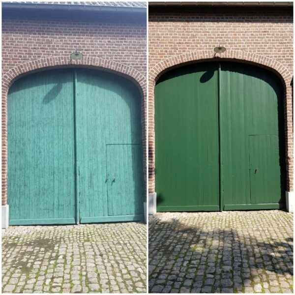 Tuinpoort schilderen