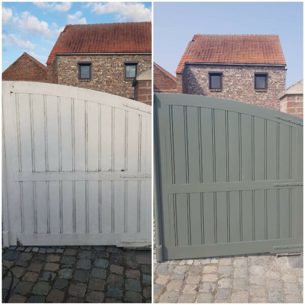 Renovatie van tuinpoorten