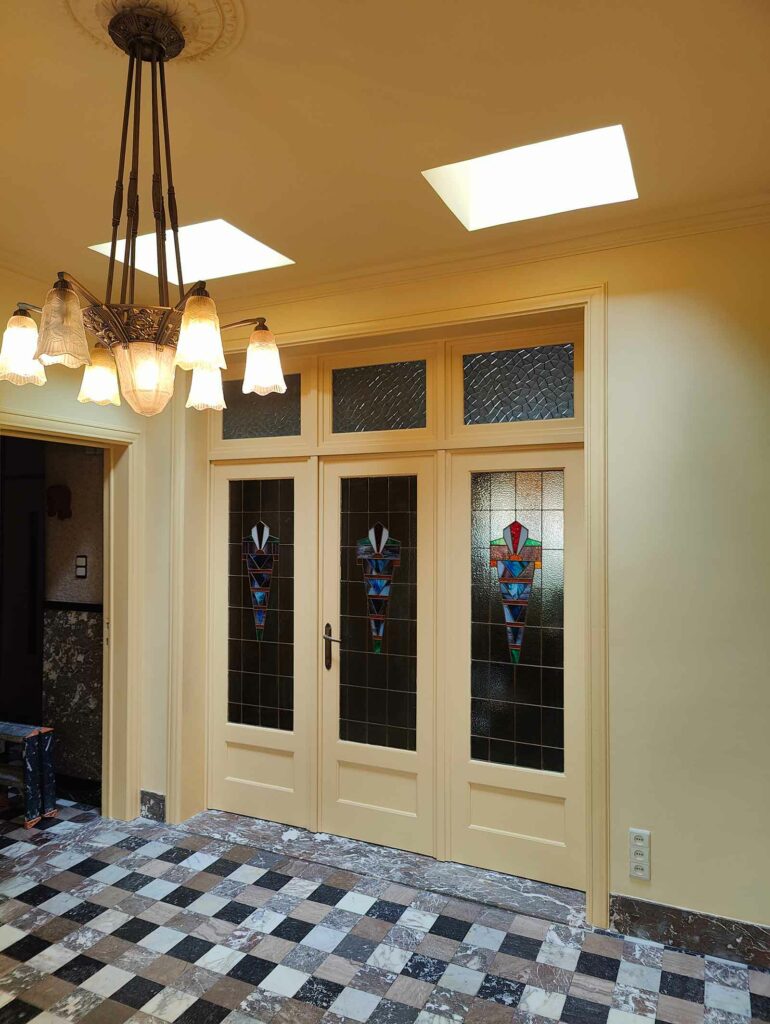 Houtwerk binnen schilderen