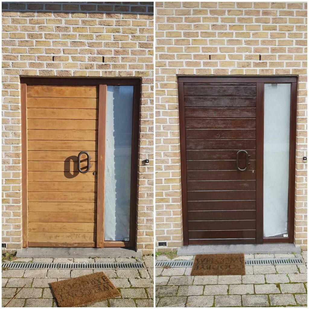 Houtwerk buiten schilderen