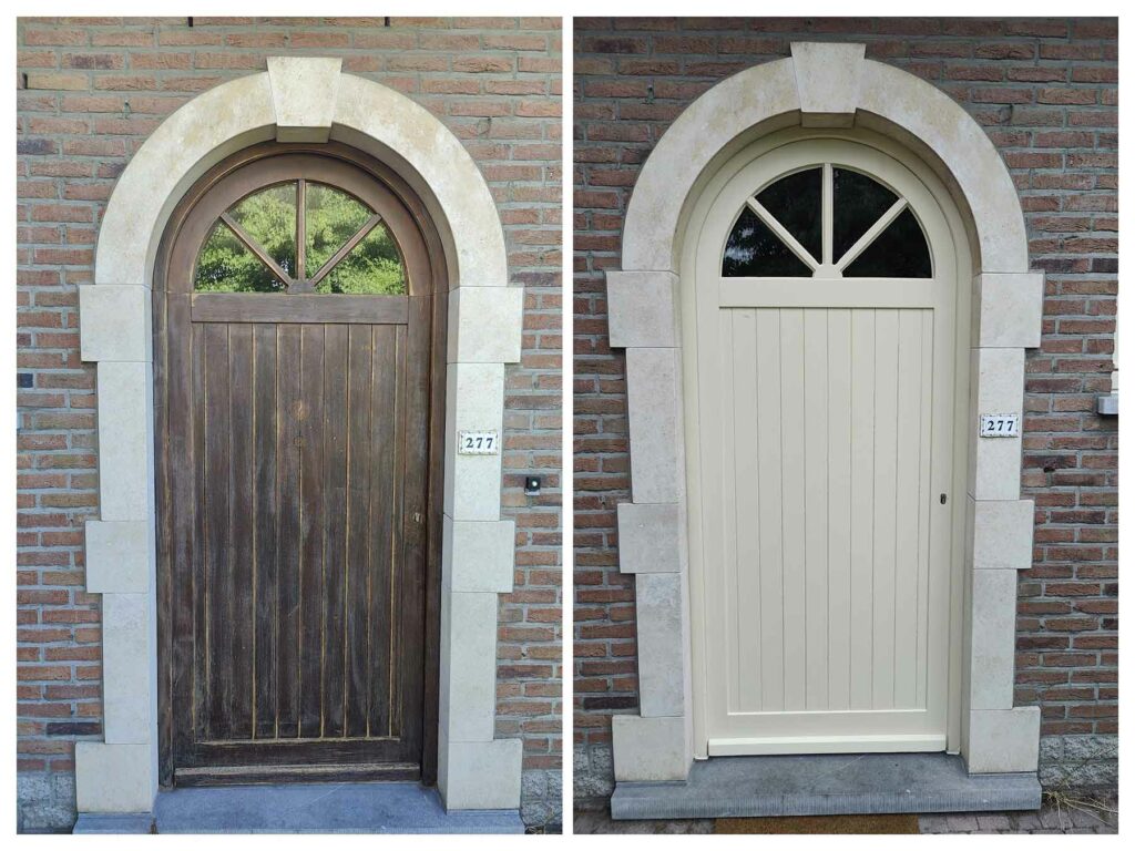 Houtwerk buiten schilderen