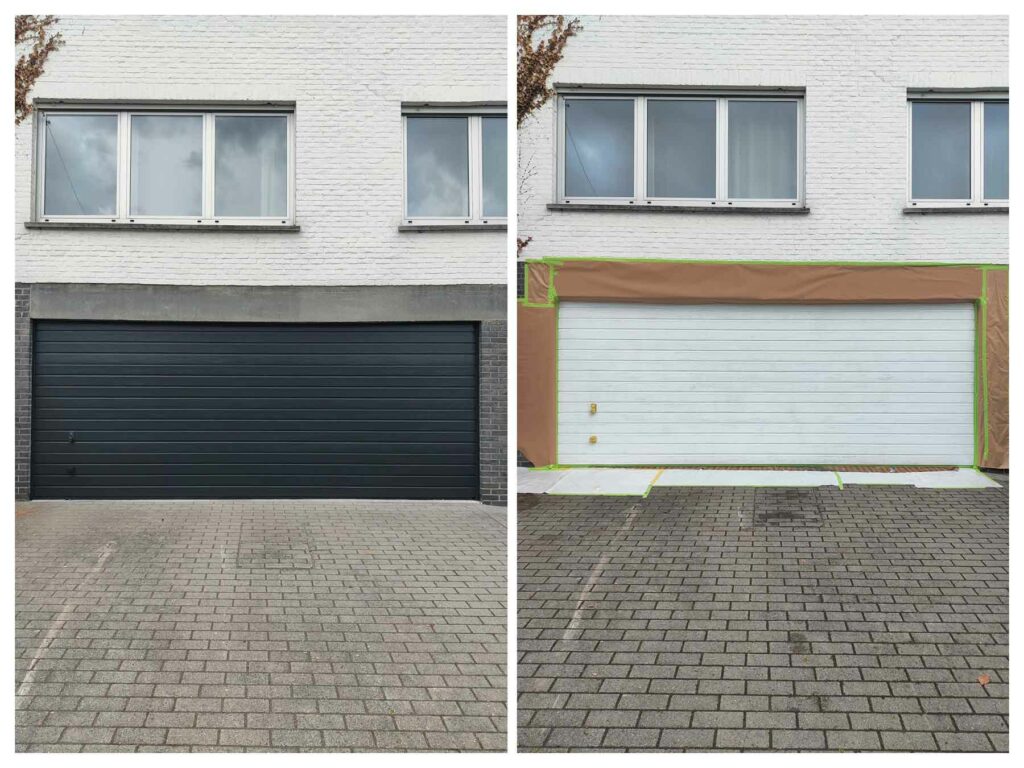 Garagepoort schilderen