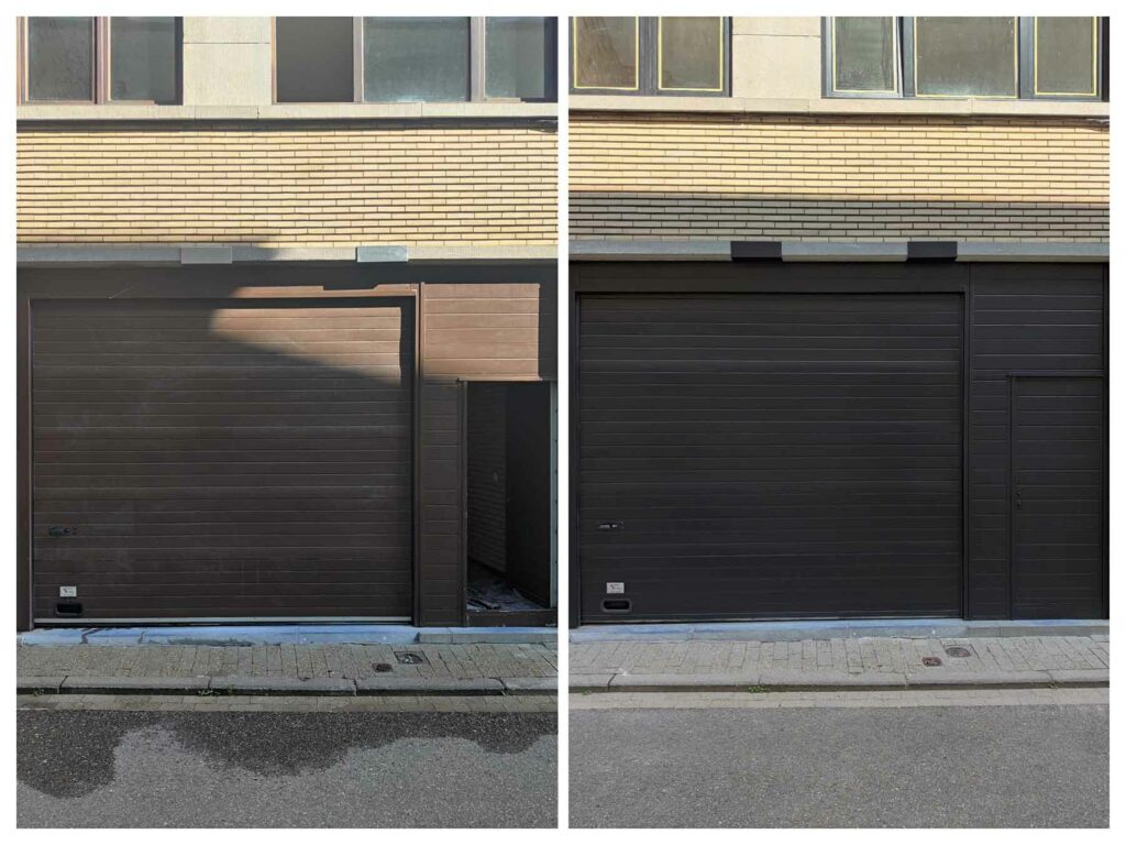 Garagepoort schilderen